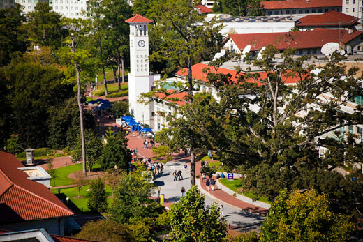Emory campus aerial